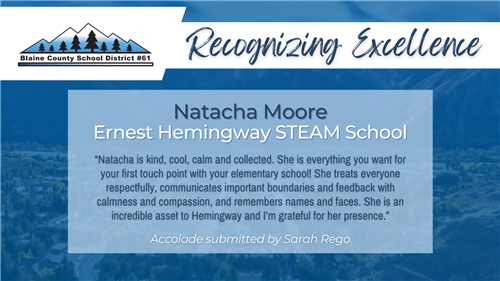 Recognizing Excellence: Natacha Moore